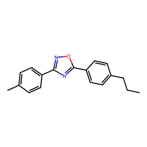 3-(4-Methylphenyl)-5-(4-propylphenyl)-1,2,4-oxadiazole structure