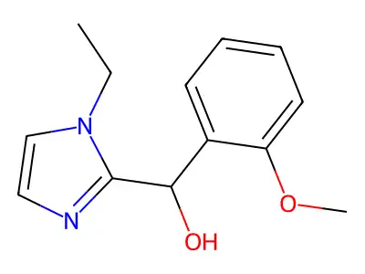 (1-ethyl-1H-imidazol-2-yl)(2-methoxyphenyl)methanol structure