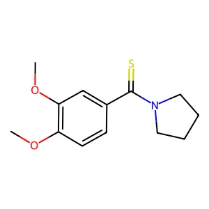 (3,4-Dimethoxyphenyl)pyrrolidinylmethane-1-thione structure