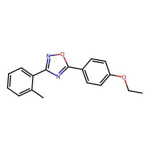 5-(4-Ethoxyphenyl)-3-(2-methylphenyl)-1,2,4-oxadiazole structure