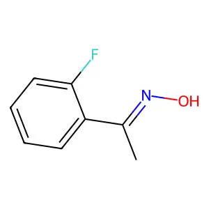 N-[1-(2-fluorophenyl)ethylidene]hydroxylamine structure