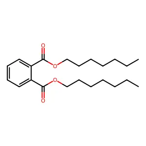 邻苯二甲酸二正庚酯 structure
