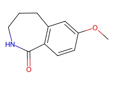 7-Methoxy-2,3,4,5-tetrahydro-1H-2-benzazepin-1-one structure