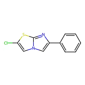 2-Chloro-6-phenyl-imidazo[2,1-b]thiazole structure