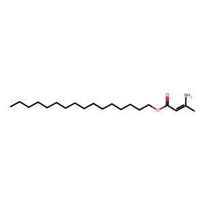 Hexadecyl 3-amino-2-butenoate structure