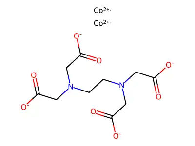 Dicobalt Edetate structure