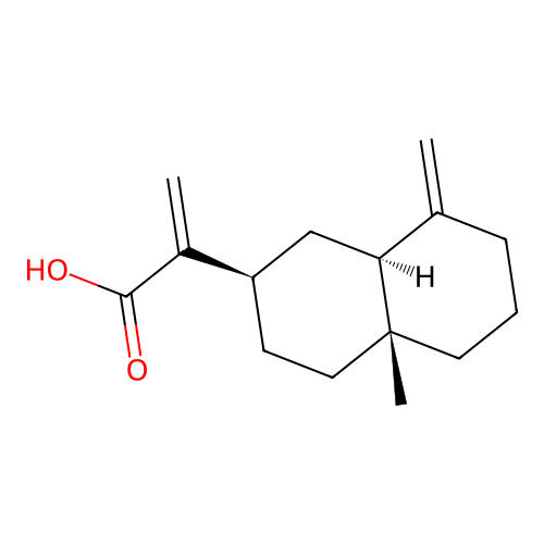 木香酸 structure