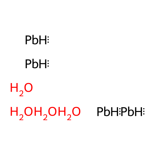 Tetralead tetraoxide structure