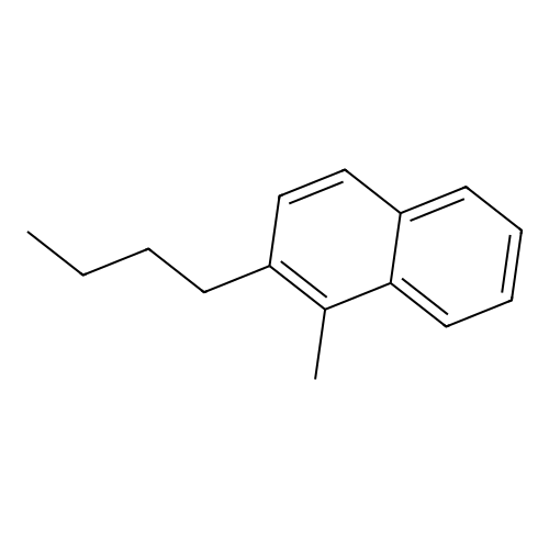 2-Butyl-1-methylnaphthalene structure