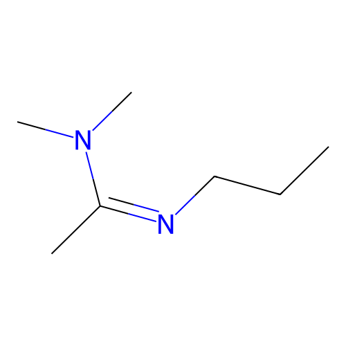 N'-Propyl-N,N-dimethyl-acetamidine structure