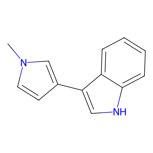 3-(1-Methyl-1H-pyrrol-3-yl)-1H-indole structure