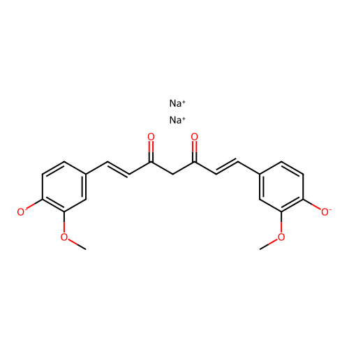 Sodium curcuminate structure