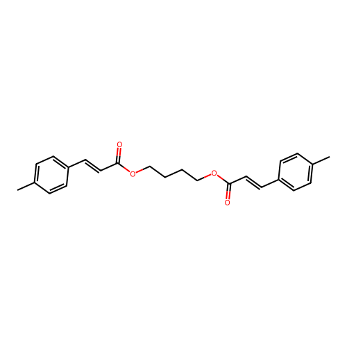 4-[3-(4-Methylphenyl)prop-2-enoyloxy]butyl 3-(4-methylphenyl)prop-2-enoate structure