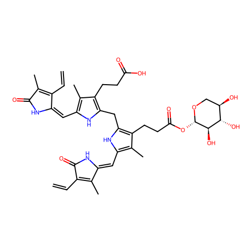 Bilirubin xyloside structure