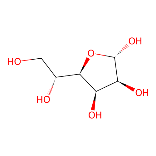alpha-D-mannofuranose structure