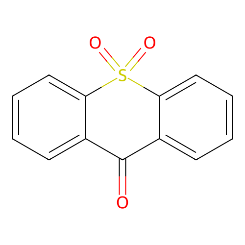 Thioxanthen-9-one 10,10-dioxide structure