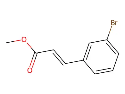 Methyl 3-(3-bromophenyl)prop-2-enoate structure