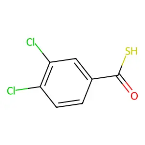 3,4-dichlorobenzenecarbothioic S-acid structure