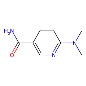 6-二甲氨基烟酰胺 structure