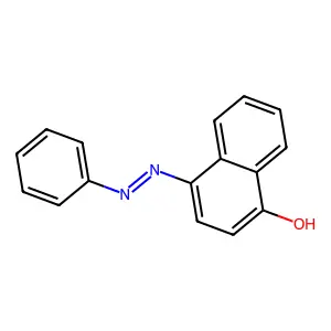 1-Naphthalenol, 4-(phenylazo)- structure