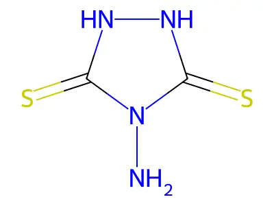 4-amino-4H-1,2,4-triazole-3,5-dithiol structure