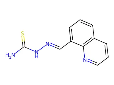 8-Quinolinaldehyde thiosemicarbazone structure