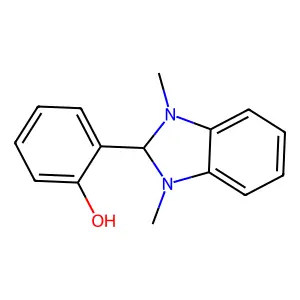 2-(1,3-Dimethyl-2,3-dihydro-1H-benzoimidazol-2-YL)-phenol structure