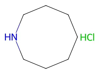 Heptamethylenimine hydrochloride structure