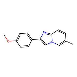 2-(4-Methoxyphenyl)-6-methylimidazo[1,2-a]pyridine structure