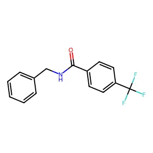 N-benzyl-4-(trifluoromethyl)benzamide structure