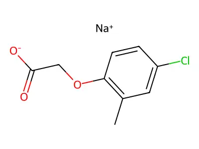 MCPA-sodium structure