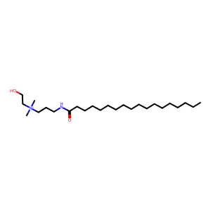 N-(2-Hydroxyethyl)-N,N-dimethyl-3-[(1-oxo-octadecyl)amino]-1-propanaminium structure