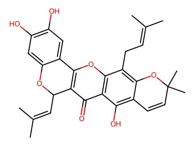 Cycloheterophyllin structure