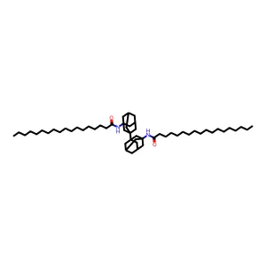 Octadecanamide, N,N'-(1,1-biadamantane-3,3'-diyl)bis- structure