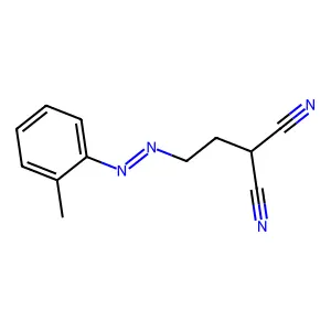 乙基(邻甲苯偶氮基)丙二腈 structure