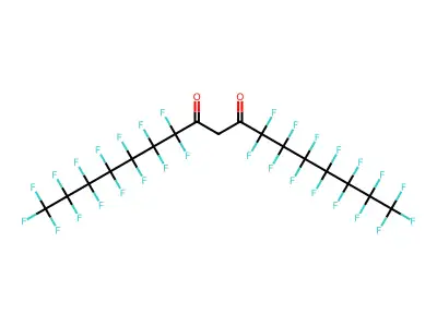 9H,9H-Triacontafluoro-8,10-heptadecanedione structure