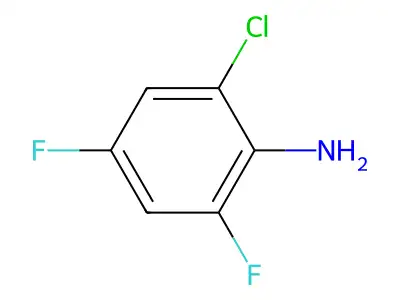 2-Chloro-4,6-difluoroaniline structure