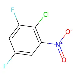 2-Chloro-1,5-difluoro-3-nitrobenzene structure