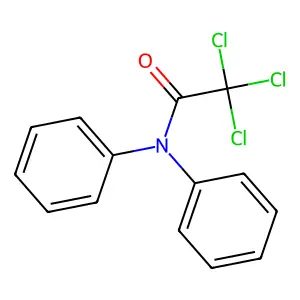 2,2,2-Trichloro-n,n-diphenylacetamide structure