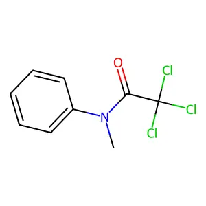 2,2,2-trichloro-N-methyl-N-phenylacetamide structure