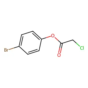 4-Bromophenyl chloroacetate structure