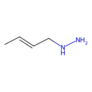 2-Buten-1-ylhydrazine structure