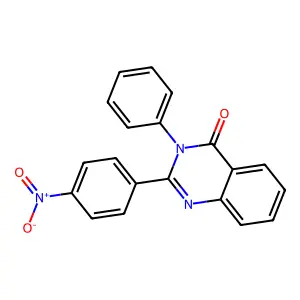 2-(4-Nitrophenyl)-3-phenylquinazolin-4-one structure