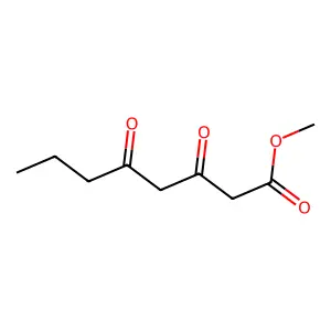 Methyl 3,5-dioxooctanoate structure