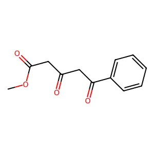 Valeric acid, 5-phenyl-3,5-dioxo-, methyl ester structure