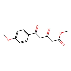 Methyl 5-(4-methoxyphenyl)-3,5-dioxopentanoate structure