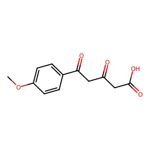 5-(4-甲氧基苯基)-3,5-二氧代戊酸 structure