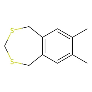 1,5-Dihydro-7,8-dimethylbenzo-2,4-dithiepin structure