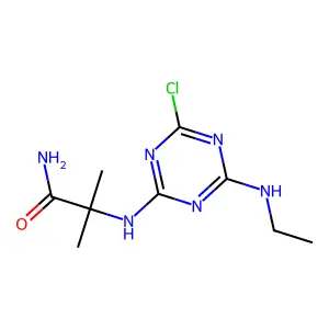 氰草酰胺 structure