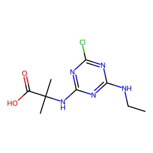 Cyanazine acid structure